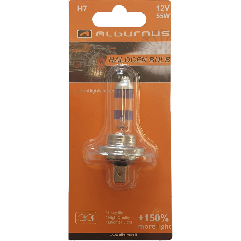 [AL50021] CAR LIGHTS H7 +150%
