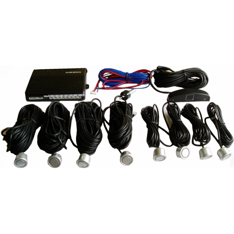 [YB-819BK] AUTOMOBILIO PARKAVIMO SISTEMA 8 SENSORIAI