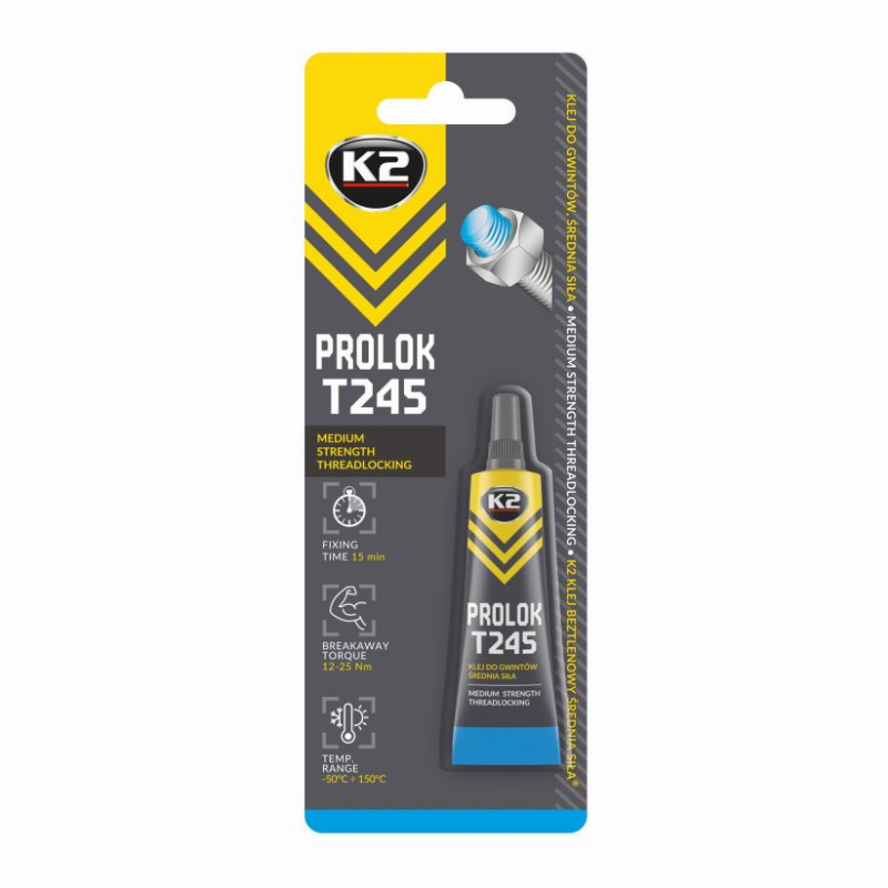 [22243] ANAEROBINIAI KLIJAI K2 PROLOK VIDUTINIO STIPRUMO 6ML.