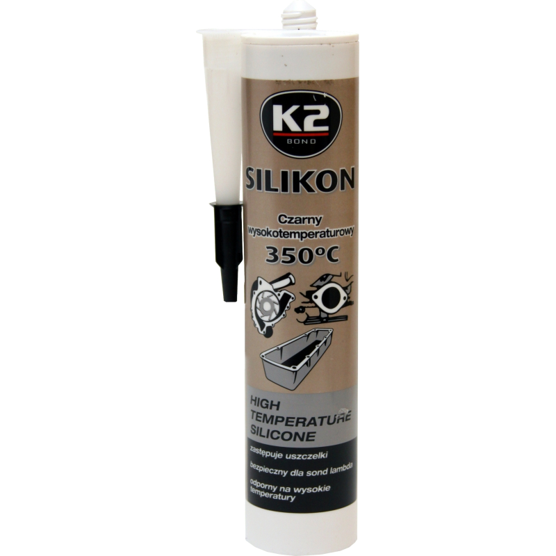 [10200] SILIKONAS K2 JUODAS 300GR.