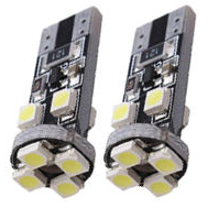 [AL50341] LEMPUTĖS W5W T10 LED 8SMD CANBUS 12V (2VNT)