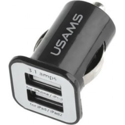 [51807] ĮKROVIKLIS SU 2 USB JUNGTIMIS 3.1A (2.1A,1A)
