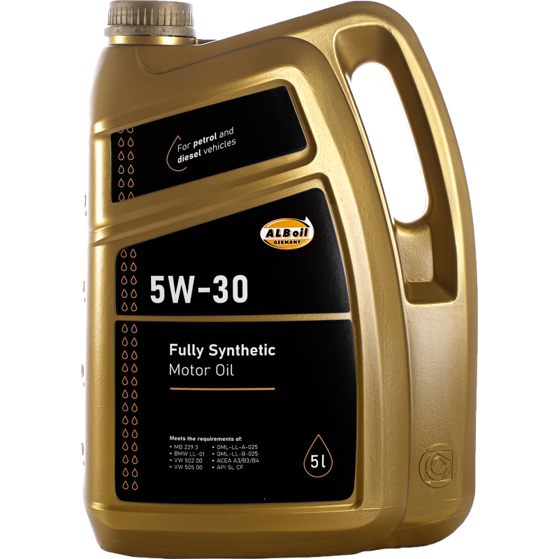 [ALBXT5L] ALB ALYVA 5W-30 PILNAI SINTET. UNIVERSALI 5L