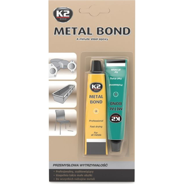 [11610] DVIEJŲ KOMPONENTŲ EPOKSIDINIAI METALUI KLIJAI ''METAL BOND'' B116