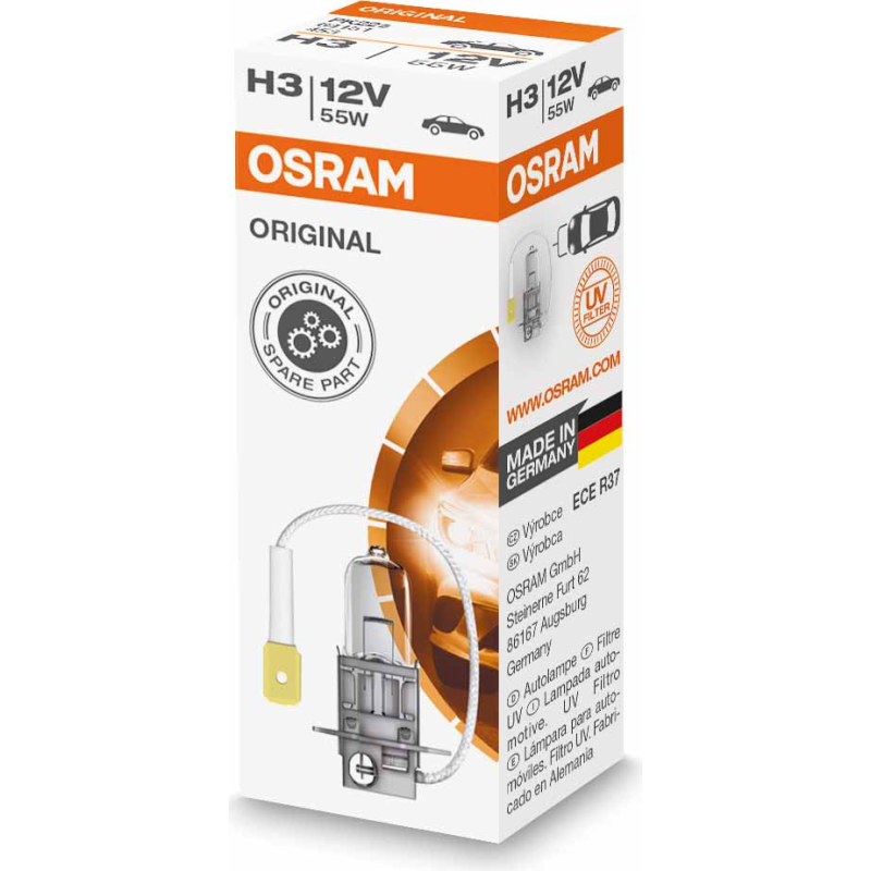 [OS-64151] OSRAM LEMPUTĖS H3 55W 12V PK22S FS1