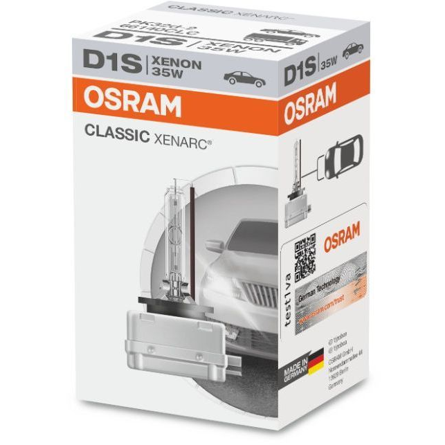 [OS-66140CLC] OSRAM LEMPUTĖS D1S 35W PK32D-2 10X1