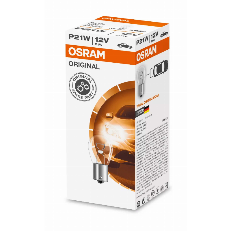 [OS-7506] OSRAM LEMPUTĖS P21W 12V BA15S