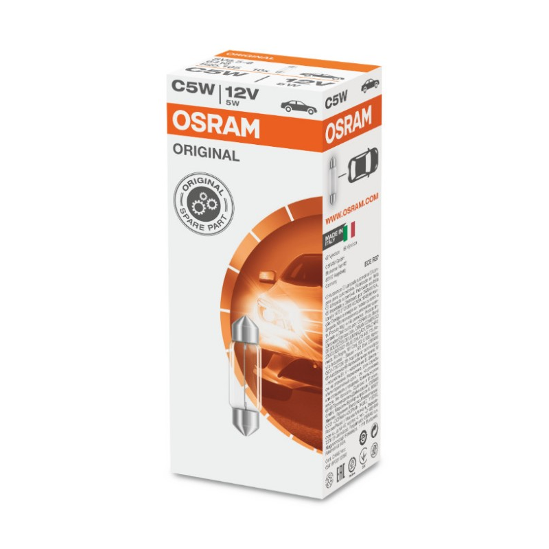 [OS-6418] OSRAM LEMPUTĖS C5W 12V 5W SV8.5-8 LF