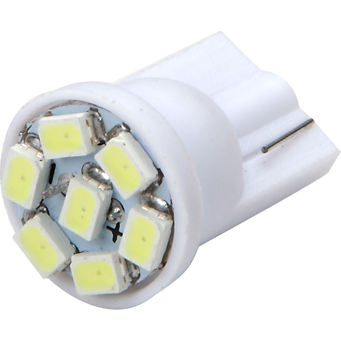 [AL50360] LEMPUTĖS W5W T10 LED 7SMD 12V (2VNT)