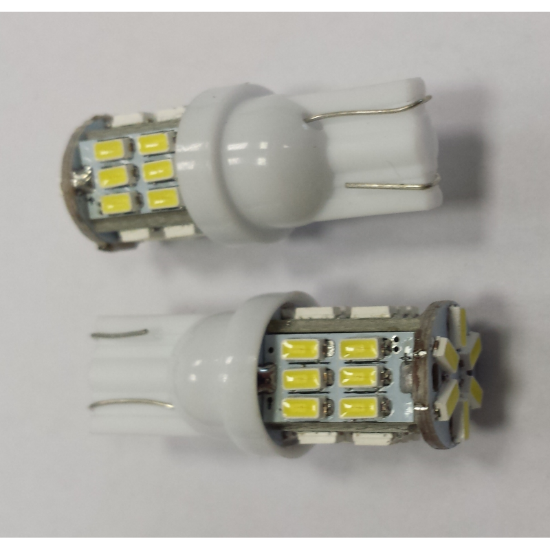 [AL50384] LEMPUTĖS W5W T10 LED 30SMD 12V (2VNT)