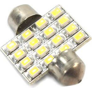 [AL50388-36] LEMPUTĖS C5W T11 LED 16SMD 36MM 12V (2VNT)