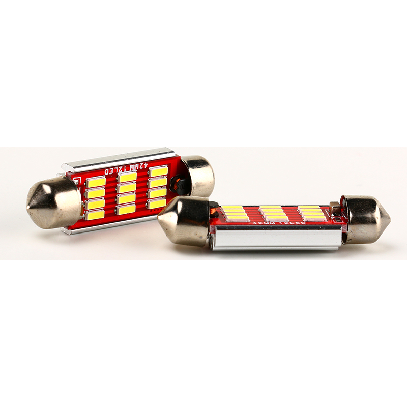 [AL50392-41] LEMPUTĖS C5W T11 LED 12SMD 41MM CANBUS 12-24V (2VNT)