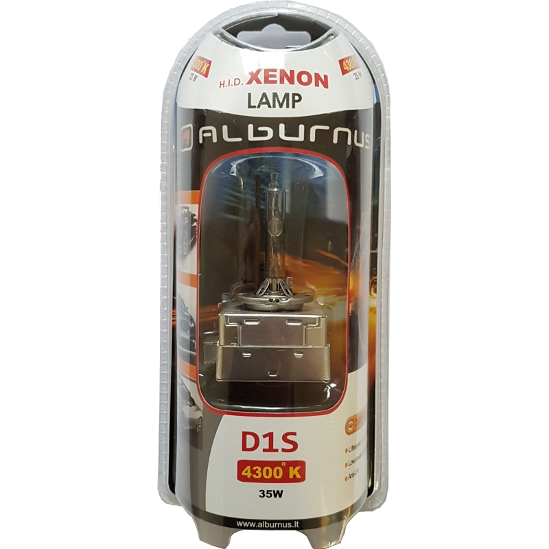 [ALH5022-01B] LEMPUTĖ HID D1S 4300K BLI1