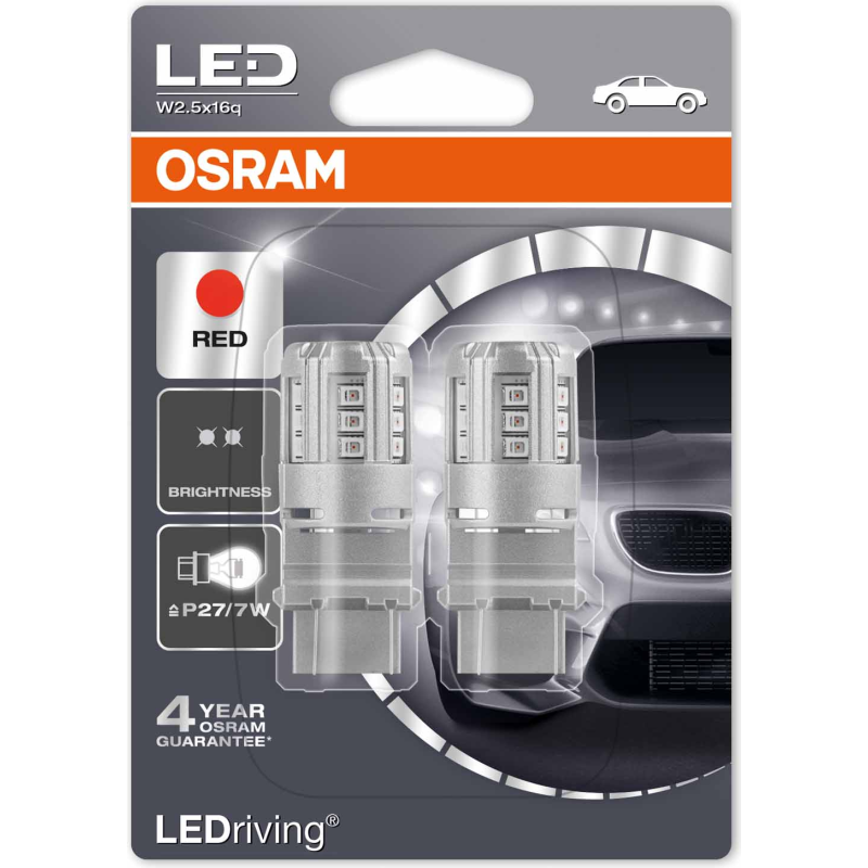 [OS-3547R-02B] OSRAM LEMPUTĖS LED 3W 12V W2.5X16Q