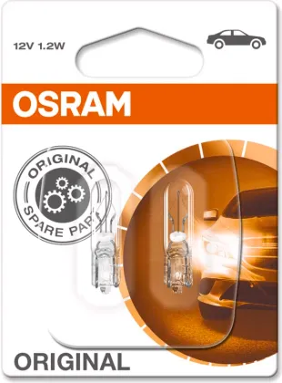 [OS-2721-02B] OSRAM LEMPUTĖS 1,2W 12V W2X4,6D