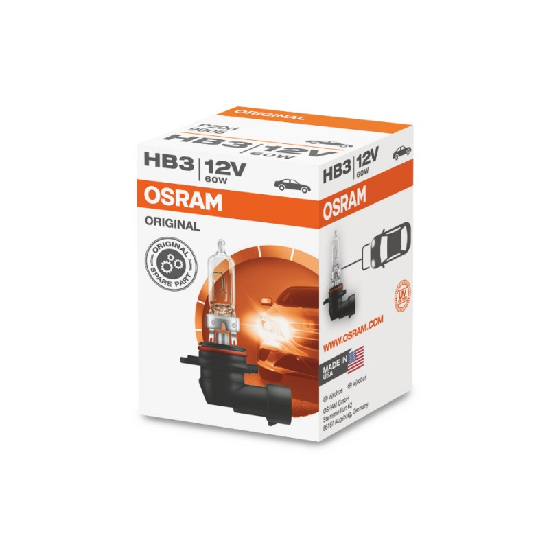 [OS-9005] OSRAM LEMPUTĖS HB3 60W 12V P20D 9005