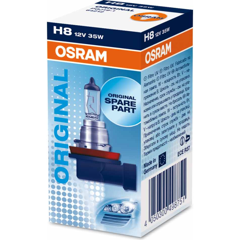 [OS-64212] OSRAM LEMPUTĖS H8 35W 12V PGJ19-1