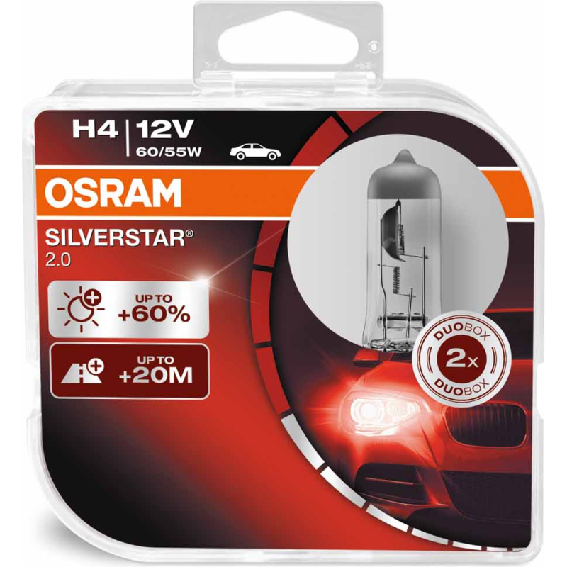 [OS-64193SV2-HCB] OSRAM LEMPUTĖS H4 60/55W 12V P43T FS1 SILVERSTAR