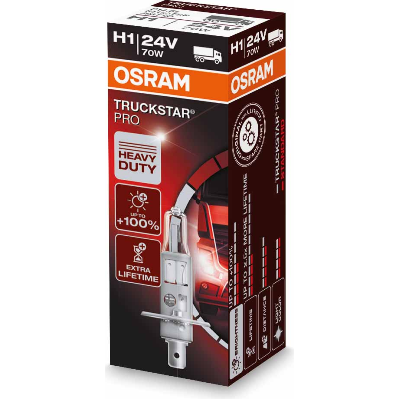 [OS-64155TSP] OSRAM LEMPUTĖS H1 70W 24V P14,5S