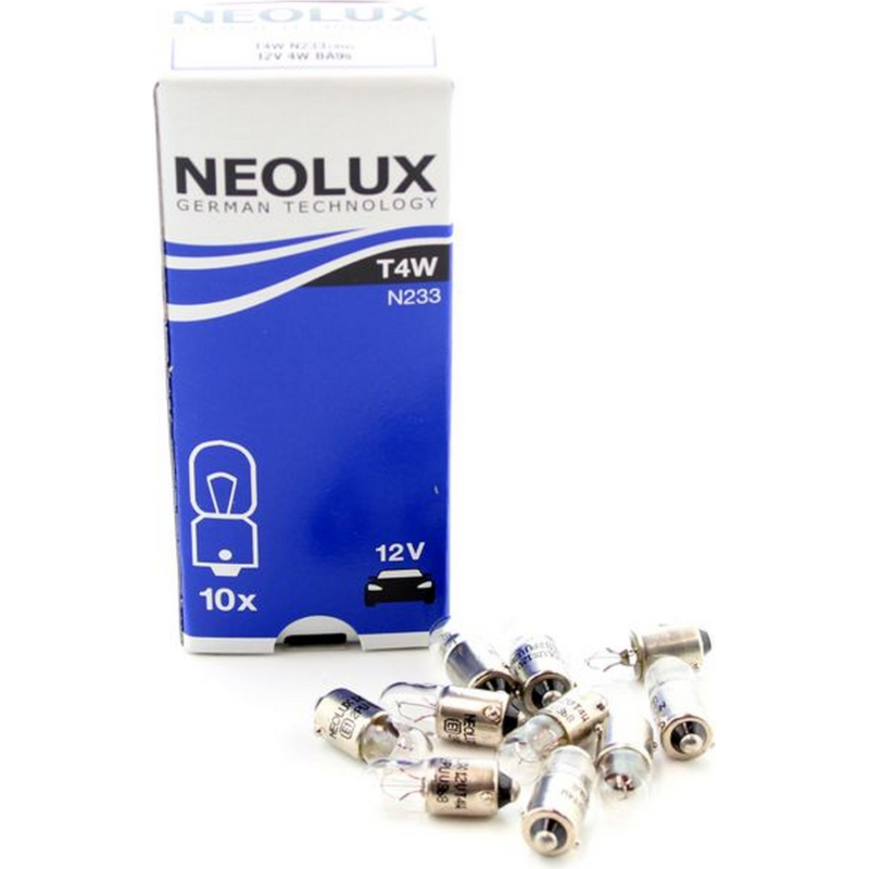NEOLUX LEMPUTĖS T4W 12V BA9S 5XFS10