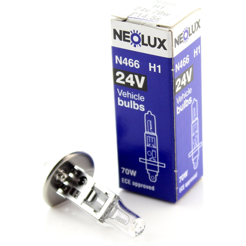[NO-N466] NEOLUX LEMPUTĖS H1 70W 24V P14.5S 10X10X1