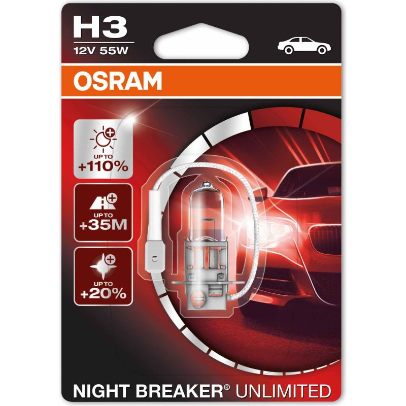 [OS-64151NBU-01B] OSRAM LEMPUTĖS H3 55W 12V PK22S FS1