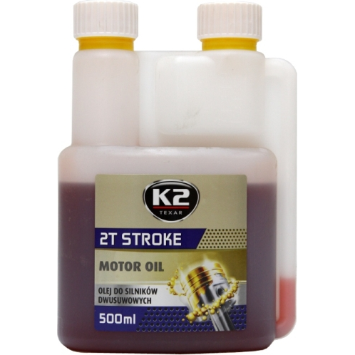 [2TR500ML] DVITAKTĖ K2 PUSIAU SINTETINĖ  ALYVA 500ML RED