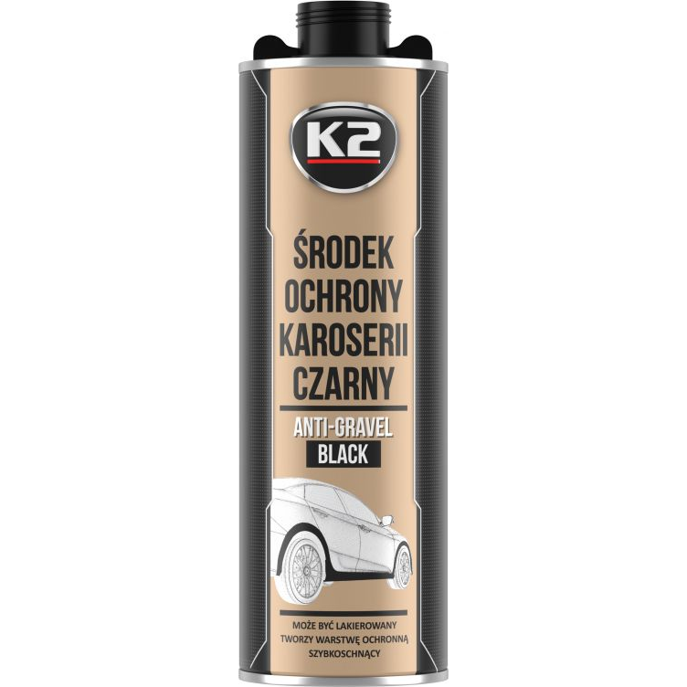 [10315] DERVA K2 "ANTI -GRAVEL" 1L BLACK