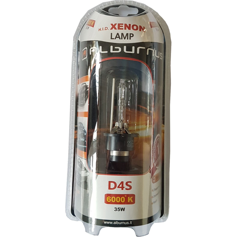[ALH5033-01B] LEMPUTĖ HID D4S  6000K BLI1