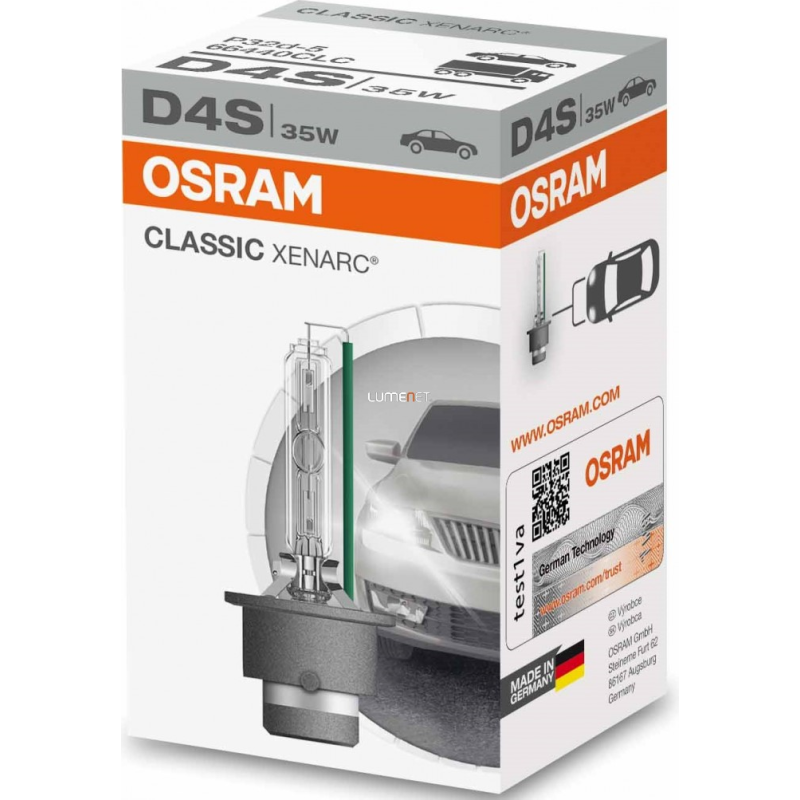 [OS-66440CLC] OSRAM LEMPUTĖS D4S P32D-5 4X1