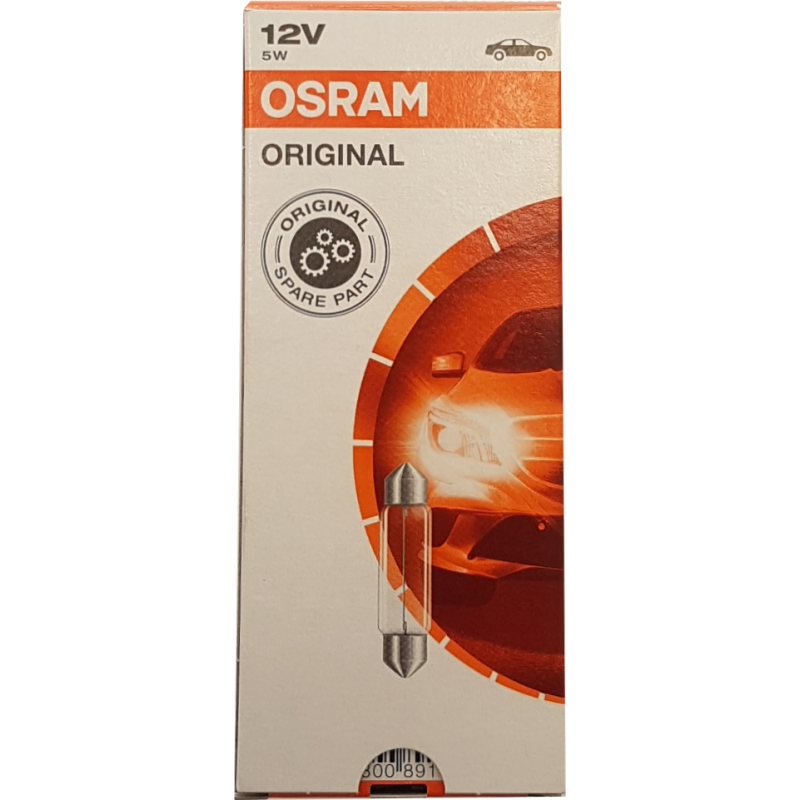 [OS-6413] OSRAM LEMPUTĖS 5W 12V SV8.5-8 5XFS10 1A