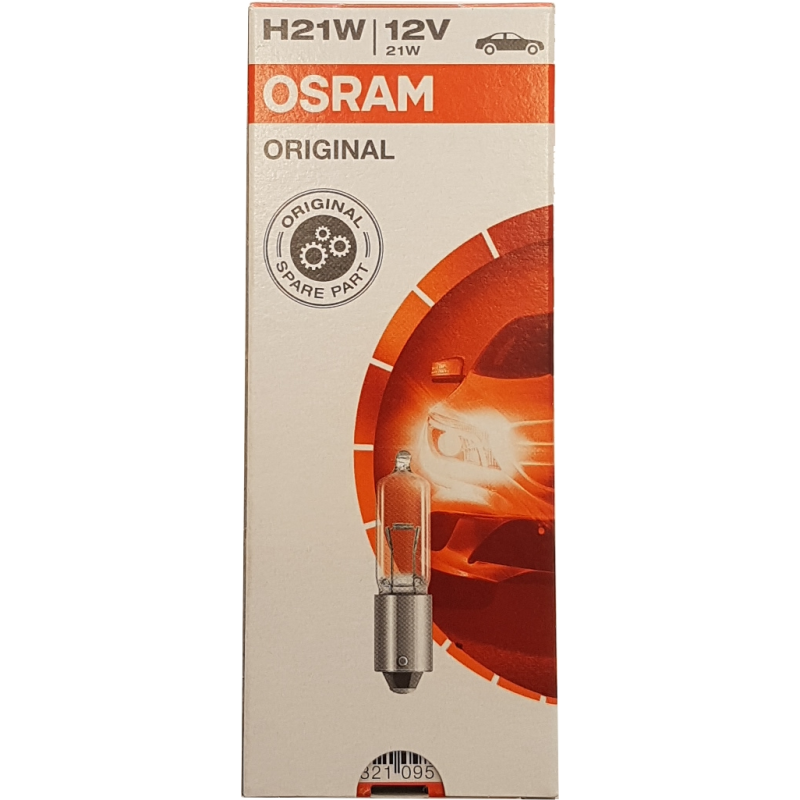 [OS-64136] OSRAM LEMPUTĖS H21W 12V BAY9S 5XFS10 1A