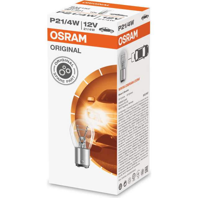 [OS-7225] OSRAM LEMPUTĖS 21/4W 12V BAZ15D 5XFS10 1A