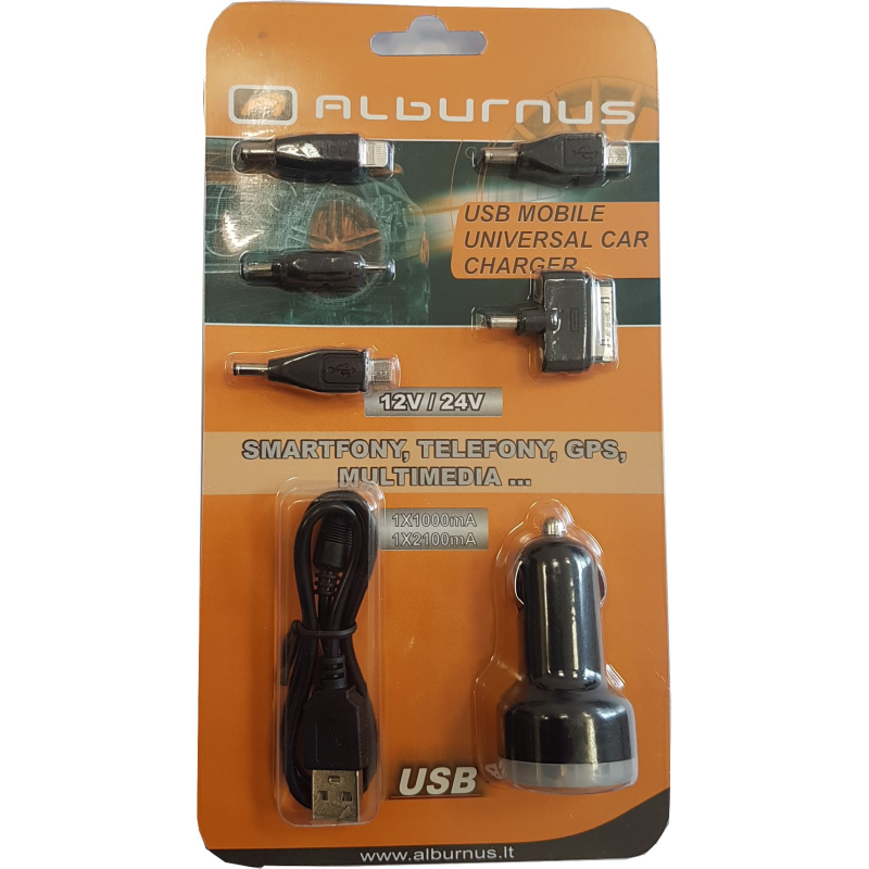 [51849] ĮKROVIKLIS SU 2 USB JUNGTIMIS 3.1A (2.1A,1A)