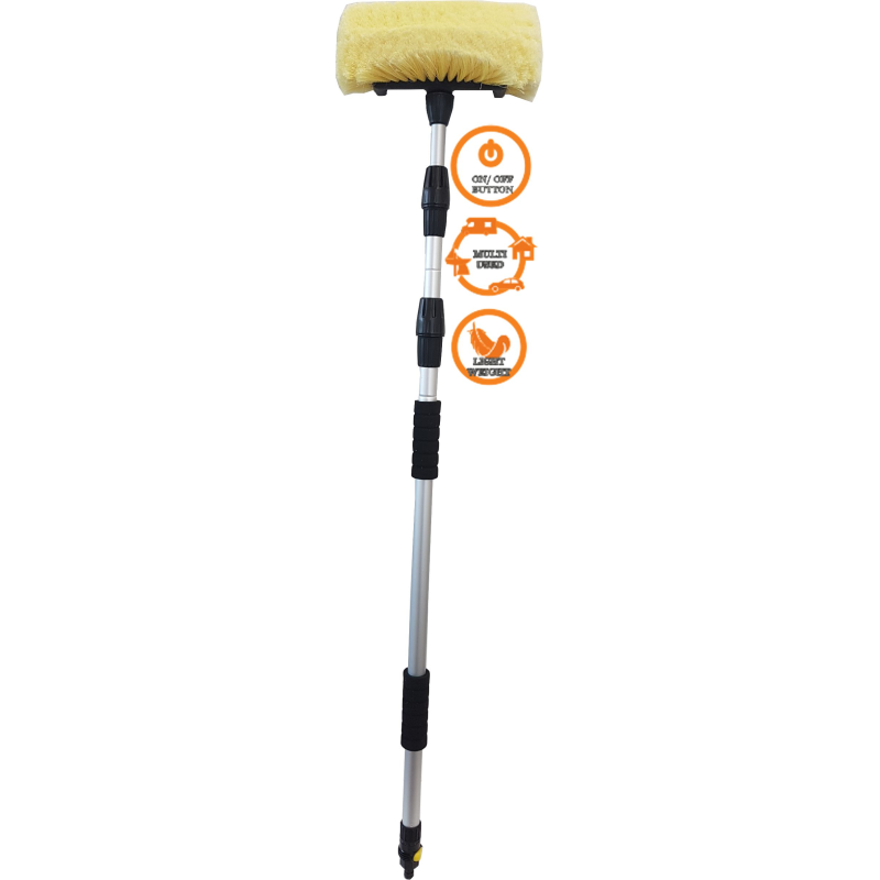 [91607] TELESKOPINIS PLOVIMO ŠEPETYS 145/236 CM