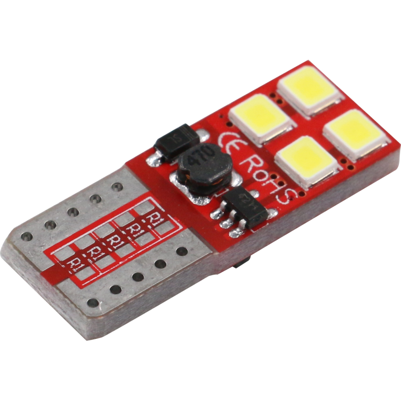 [AL52402] LEMPUTĖS W5W T10 LED 8SMD CANBUS 24V (2VNT)