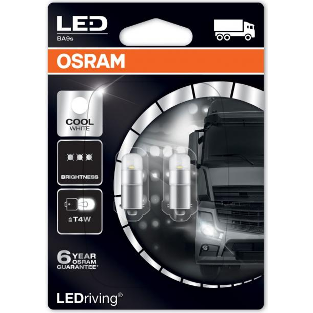 [OS-3924CW-02B] OSRAM LEMPUTĖS 1W 24V BA9S 5XBLI