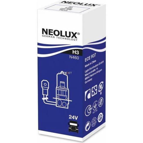 NEOLUX LEMPUTĖS H3 70W 24V PK22S