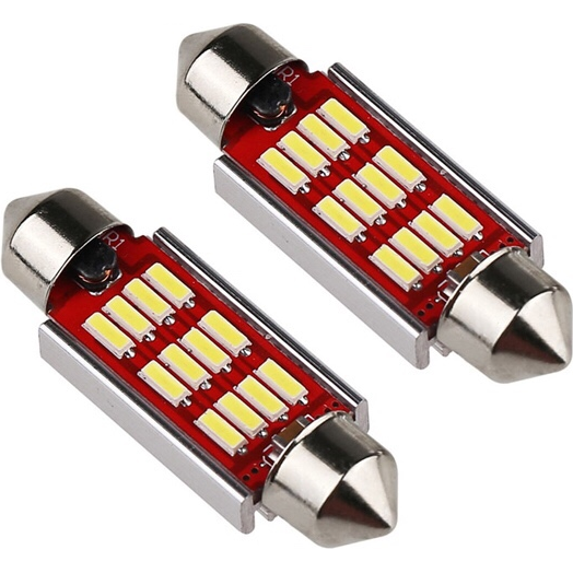 [AL50417-41] LEMPUTĖS C5W T11 LED 12SMD 41MM CANBUS 12V (2VNT)