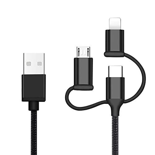 [51839] ĮKROVIMO LAIDAS USB SU APPLE, MICRO USB, TYPE C JUNGTIMIS