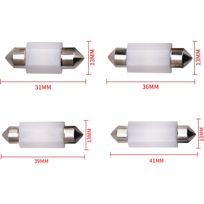 [AL50432-36] LEMPUTĖS C5W T11 LED 2SMD 36MM CANBUS 24V (2VNT)