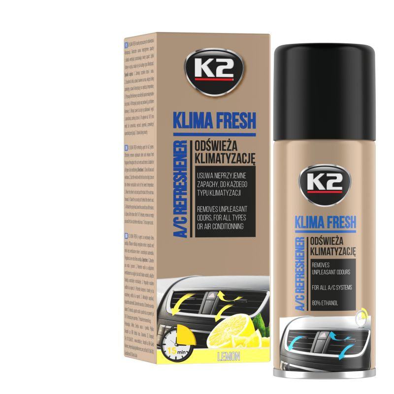 [10222LE] KONDICIONIERIAUS VALIKLIS K2 "KLIMA FRESH" LEMON