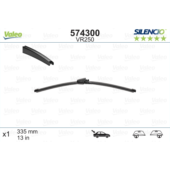 [S574300] VALEO SILENCIO VALYTUVAI SEAT, VW TYL