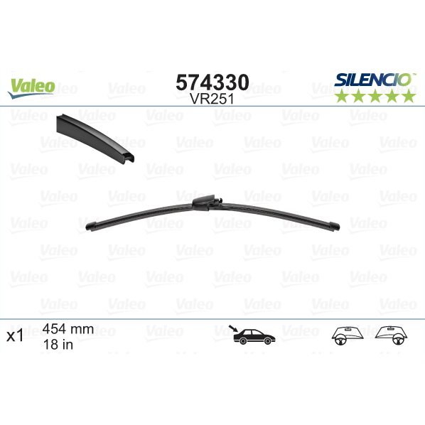 [S574330] VALEO SILENCIO VALYTUVAI VW TYL