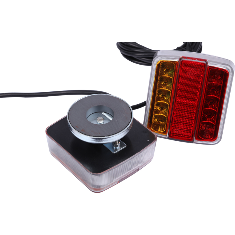 [L492] GALINIAI LED ŽIBINTAI PRIEKABOMS SU MAGNETU 12V 2VNT