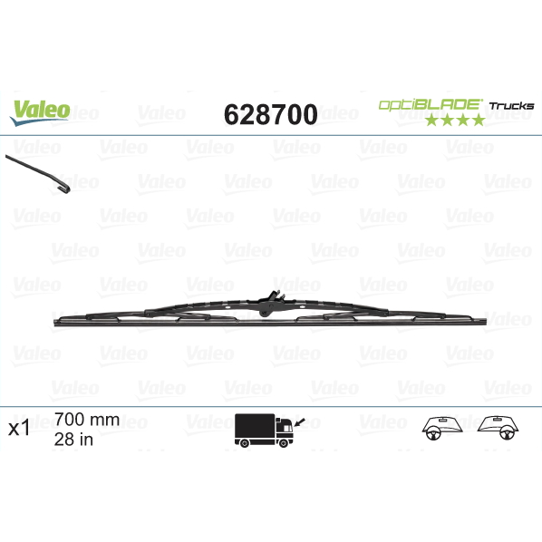 [O628700] VALEO VALYTUVAI WIPER BLADE OPTIBLADE