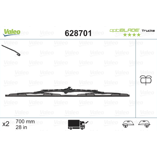 [O628701] VALEO VALYTUVAI WIPER BLADE OPTIBLADE