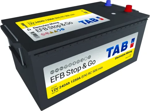 BATTERY TAB EFB STOP & GO