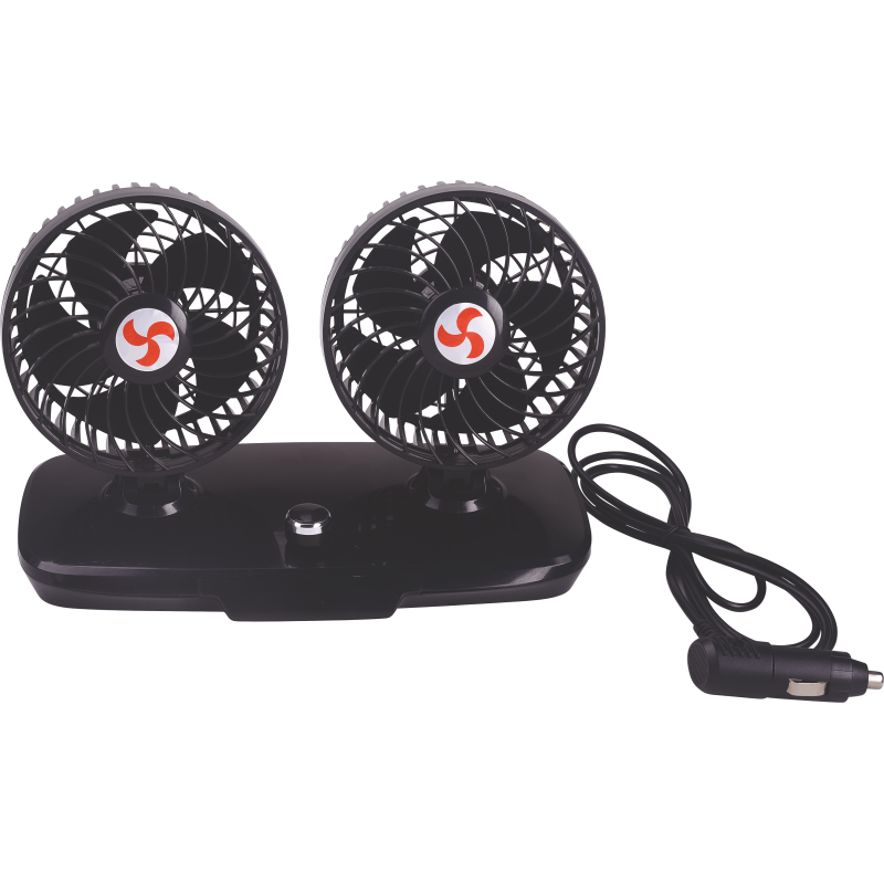 [275-12-2W] DOUBLE OSCILLATING CAR FAN