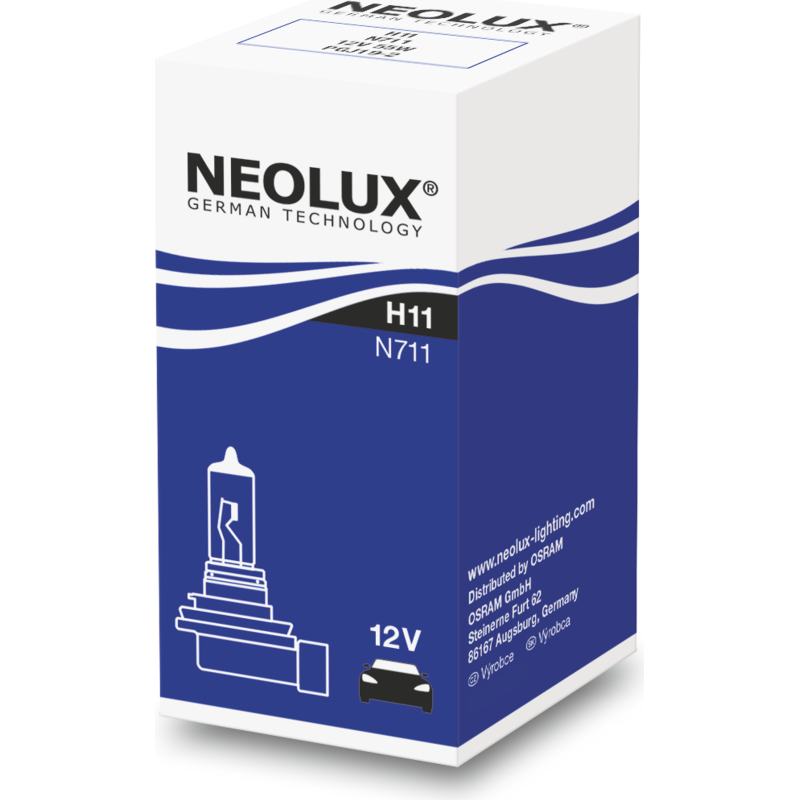 [NO-N711] NEOLUX LEMPUTĖS H11 55W 12V PGJ19-2